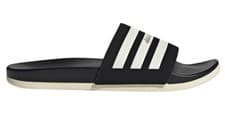 Image of Women’s Adidas Adilette Swim Comfort Slides Black White UK 4 RRP £38 BP49