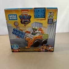 Image of Mega Bloks Paw Patrol Rocky's City Recycling truck Mattel