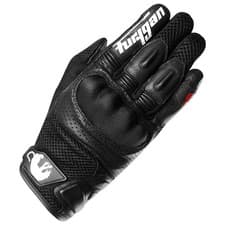 Image of Furygan TD12 Evo Summer Vented Leather Motorcycle Motorbike Glove - Black