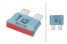 Image of HELLA Fuses (8JS 711 683-242) Fuse Standard Flat Fuse 15A Blue Qty 10 OEM