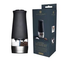 Image of KitchenCraft MasterClass Electric Dual Salt & Pepper Mill Adjustable Setting