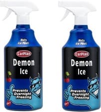Image of CarPlan Demon Ice 1L 2 Pack 2 in 1 Pre-Icer & De-Icer Prevents Overnight Freezin