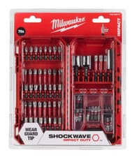 Image of Milwaukee 70 Piece Shockwave Impact Duty Bit Set 4932492007