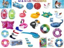 Image of Summer Inflatable Swim Ring Split Animal Child Float Swimming Pool Water Beach