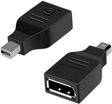Image of VMOJO Mini DisplayPort Male to DisplayPort Female Adapter,Mini DP (Thunderbolt)