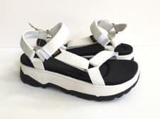Image of TEVA WOMEN JADITO UNIVERSAL WHITE FLATFORM PLATFORM SANDALS US 8 / EU 39 / UK 6