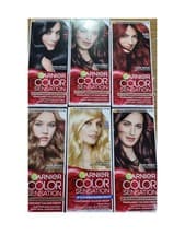 Image of 3X Garnier Color Sensation Permanent Hair Colour Cream Dye, choose colour,