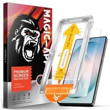Image of For Samsung S26 Ultra S25 Ultra Plus Tempered Glass Screen Protector Easy Fit