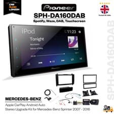 Image of Pioneer Apple CarPlay Android Auto Stereo Upgrade Kit for Mercedes-Benz Sprinter