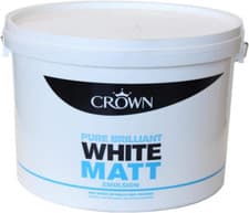 Image of CROWN Emulsion Brilliant White 10 Litre 10 Litre Matt
