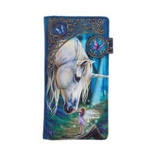 Image of Lisa Parker Fairy Whispers Embossed Purse 18.5cm