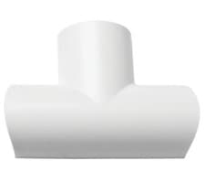 Image of D-Line 30mm x 15mm White Mini Trunking Joints Connectors PVC Cable Management
