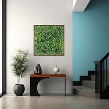 Image of 1mx1m Artificial Living Wall Grass Boxwood Panels Fence Plant Decor Home Garden