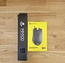Image of Corsair Harpoon RGB Gaming Mouse + Corsair M100 Mouse Pad - Brand New & Sealed!