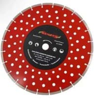 Image of 14" 350mm 25.4mm Centre Diamond Cutting Disc Holes, Concrete Stone Brick CT0930
