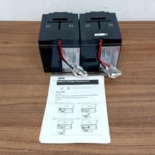 Image of Genuine APC RBC55 Replacement Battery Cartridge 12V 17Ah Pair Schneider