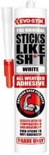 Image of EVO-STIK STICKS LIKE SH*T | ADHESIVE ALL WEATHER ADHESIVE | WHITE / CLEAR 290ML