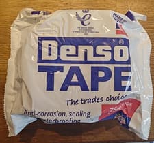 Image of DENSO 75mm x 10m Roll Tape New - external waterproof  anti-corrosion cloth tape