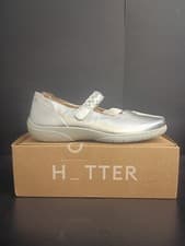 Image of Hotter Shake II women's Mary Jane shoes Silver Size 9 NWB (HB427)