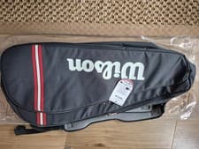 Image of Wilson Tour 6 Tennis Racket Bag - Black - 2025 - RRP £80
