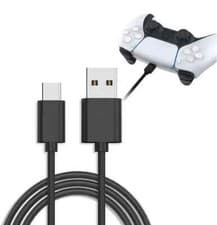 Image of 1M 2M 3M Long Charger Cable For PS5 PlayStation 5 Controller USB-C Charging Lead