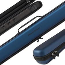 Image of Powerglide Svartur METTALIC BLUE 2 Piece Snooker / Pool Cue Case - Free P&P