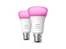 Image of Philips Hue A60 B22 smart bulb 1100 (2-pack) 9W 1600