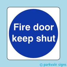 Image of Fire Door Keep Shut Sign