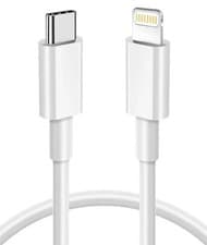 Image of USB-C to 8 Pin Charging Sync Fast Charging Cable For Apple iPhone white 1M/2M