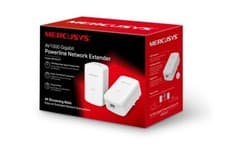 Image of Set of 2 Mercusys AV1000 Powerline Ethernet Adapter Homeplug Twin Pack
