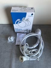 Image of Croydex Secura Tap Fitting Bath Safe Shower Spray Set - White / Unused