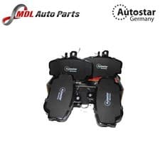 Image of AutoStar Germany Front Ceramic Brake Pads 0024202220 Mercedes-Benz C-Class W202
