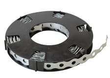 Image of ForgeFix GB12 Contractor Galvanised Fixing Band Medium Duty 12mm x 0.7 x 10m Box