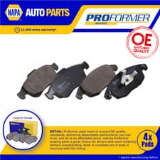 Image of Brake Pads Set fits PEUGEOT PARTNER 1.6D Front 2005 on Proformer 1623816280
