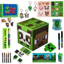 Image of Minecraft Kids Cube Advent Calendar 24 Doors Christmas Stationery Gift