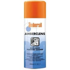 Image of Ambersil Amberclens Anti-Static Foaming Cleaner Aerosol - 400ml (31592)