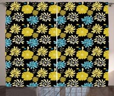 Image of Floral Curtains Jasmine Peony Design