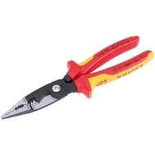 Image of Knipex 13 88 200 VDE Insulated Electrical Multifunctional Combination Pliers