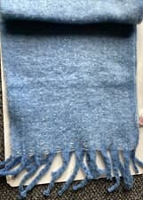 Image of Accessorize Super Soft Plain Scarf Blue, BNWT