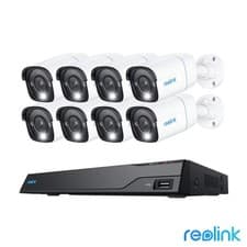 Image of Reolink 8MP (4K) UHD NVR Poe AI 16 X Channel / 8 X Bullet Camera Kit with 4TB HD