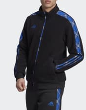 Image of adidas Mens Jacket M Black Fleece Tiro Winterized Track Top HN5500