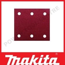 Image of Makita P-33146 1/4 Sanding Sheets 180 Grit 114 x 102mm (10 Pack)