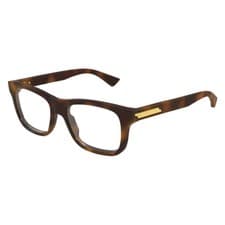 Image of Bottega Veneta Eyeglasses BV1412O 009 Havana Frames Eyewear Unisex 52-18-145