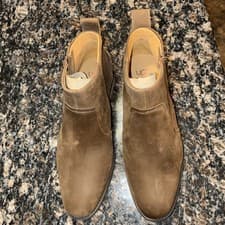 Image of UGG Aureo II Suede Ankle Boot Booties Brown Women's Size 8.5