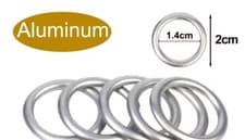 Image of 5 x Oil Drain Plug Gasket for VW Audi – Aluminium Washer Replacement