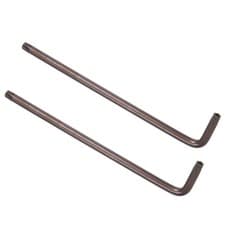 Image of 2pcs Tamper Proof Torx Key T45 L-Shape Star Wrench for Auto Maintenance