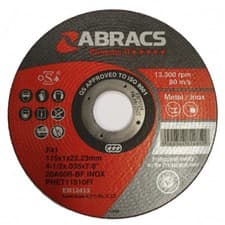 Image of Abracs Phoenix Pro Extra Thin Metal Cutting Disc 115mm x 1mm - Pack Of 10