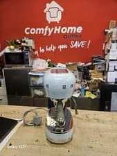 Image of Smeg ECF02PBUK RetroEspresso Coffee Machine with Steam Wand, Blue