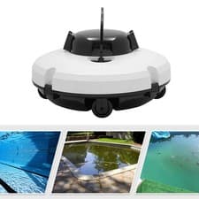 Image of Automatic Robotic Cordless Swimming Pool Vacuum Robot Cleaner Cleaning Machine