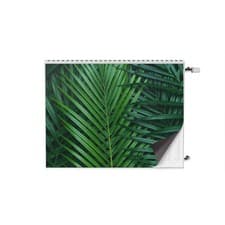 Image of Elegant Modern Radiator Cover Magnet Screen Skin Mat Tropical Leaf